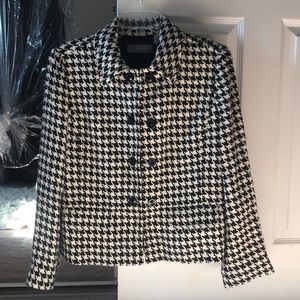 Liz Claiborne Houndstooth Jacket